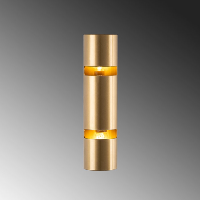 Opviq Lámpara de Pared de Metal Dorado